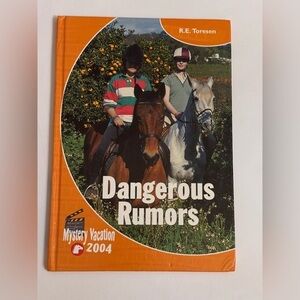 Pony 2004 Mystery Vacation Dangerous Rumors Hardcover Book